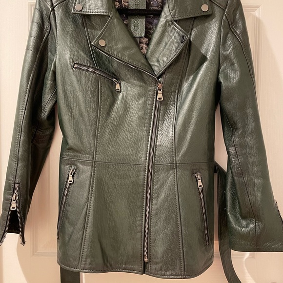 Derimod Mayfair Leather Jacket Size M - Picture 14 of 16